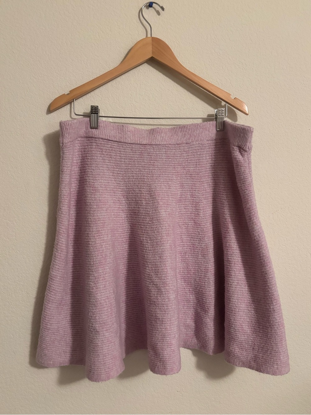 Soft Knit Lavender A-Line Skirt